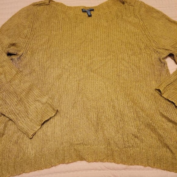 Eileen Fisher Womens Mohair Blend Knit Sweater in Mustard Sz 1X MSRP $245 - Picture 1 of 6